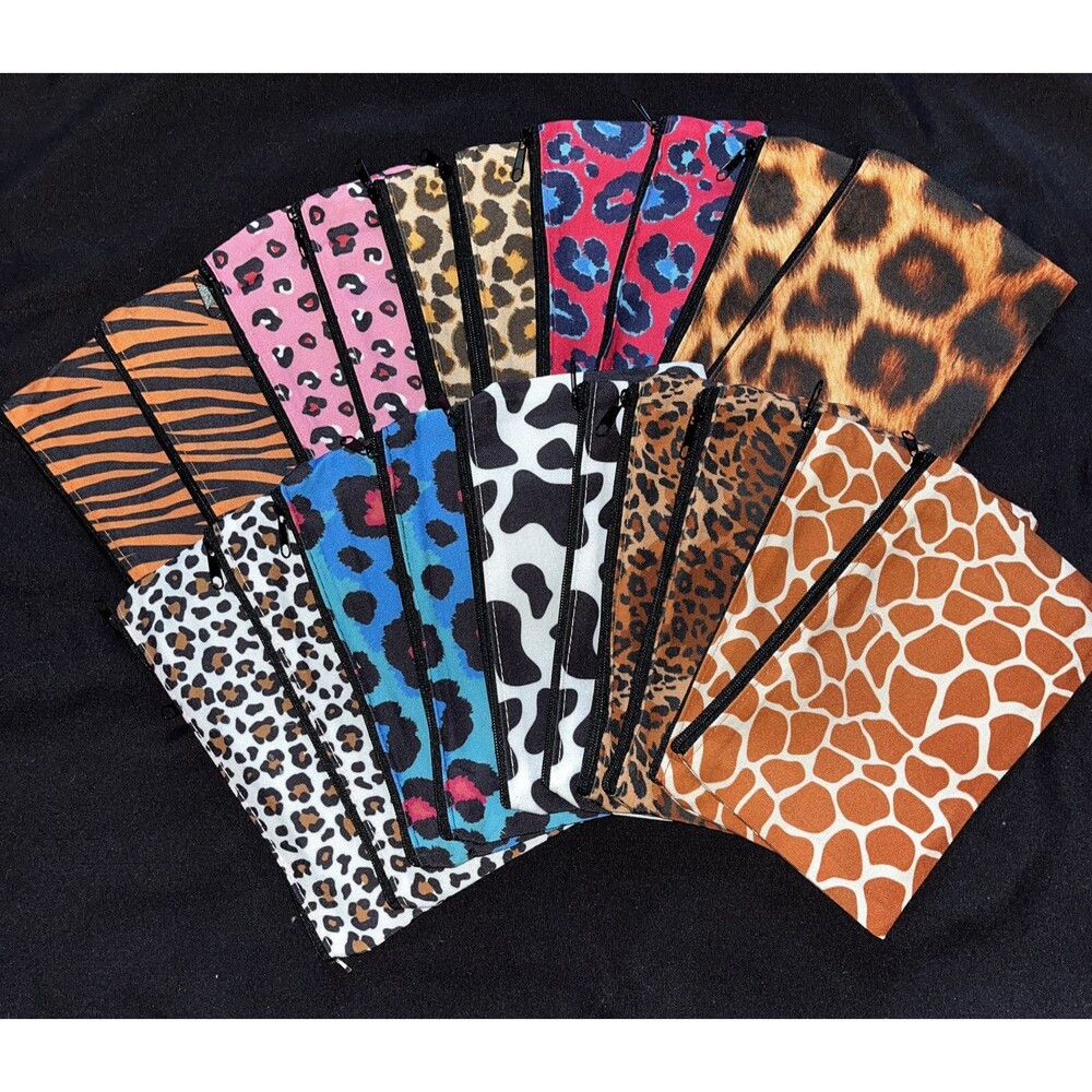 Travel Toiletry Cosmetic Make-Up Pouch Bag Animal print 7x4.3 Purse Accessory